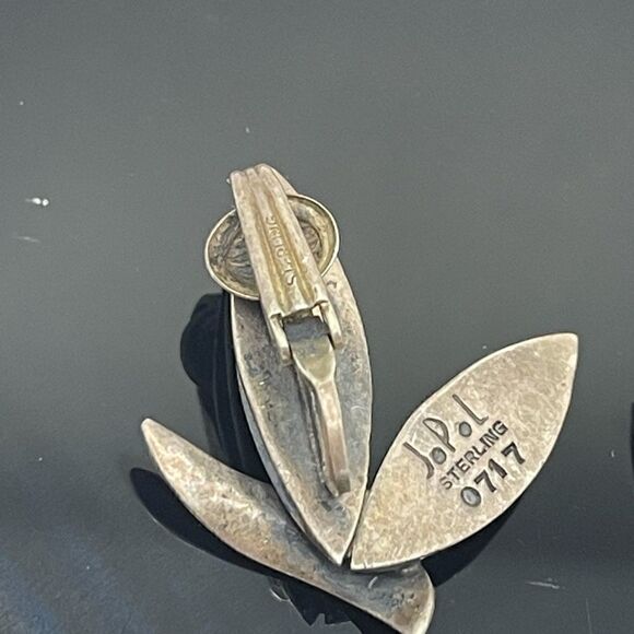 Earrings vintage by Joan polsdorfer sterling - Picture 6 of 12